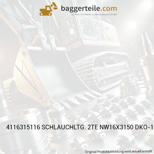4116315116 SCHLAUCHLTG. 2TE NW16X3150 DKO-18L90G/O.ARMATUR