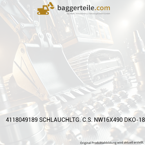4118049189 SCHLAUCHLTG. C.S. NW16X490 DKO-18L/DKO-18L