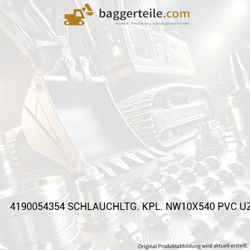 4190054354 SCHLAUCHLTG. KPL. NW10X540 PVC UZ