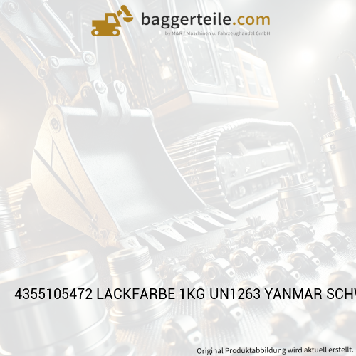 4355105472 LACKFARBE 1KG UN1263 YANMAR SCHWARZ GLAENZEND INKL