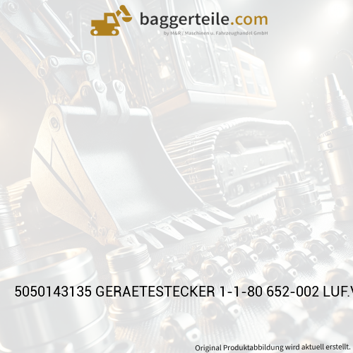 5050143135 GERAETESTECKER 1-1-80 652-002 LUF.VON 130/140