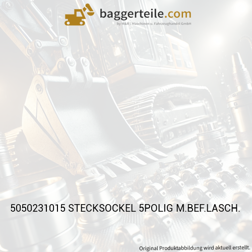 5050231015 STECKSOCKEL 5POLIG M.BEF.LASCH.