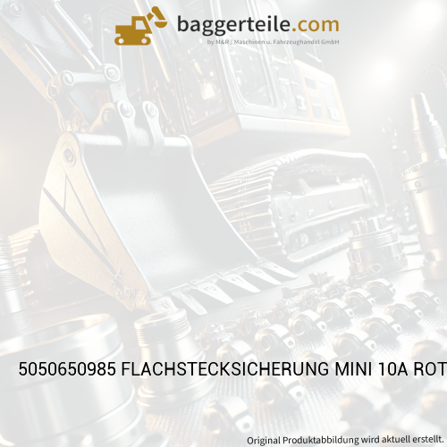 5050650985 FLACHSTECKSICHERUNG MINI 10A ROT - DIN 72 581