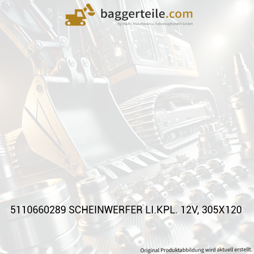 5110660289 SCHEINWERFER LI.KPL. 12V, 305X120