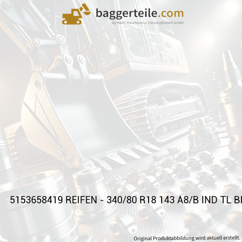 5153658419 REIFEN - 340/80 R18 143 A8/B IND TL BIBLOAD HARD S