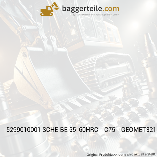 5299010001 SCHEIBE 55-60HRC - C75 - GEOMET321B - 36,3X72X1,5