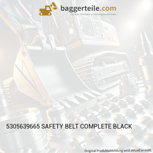 5305639665 SAFETY BELT COMPLETE BLACK