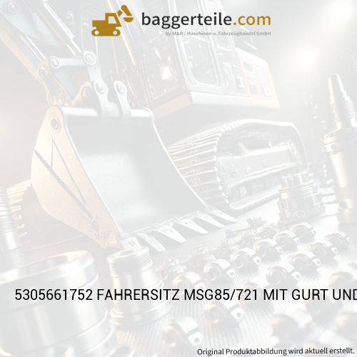 5305661752 FAHRERSITZ MSG85/721 MIT GURT UND LOGO STOFF MATRI