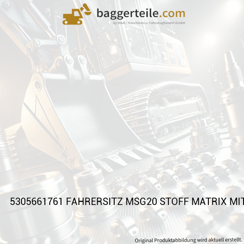5305661761 FAHRERSITZ MSG20 STOFF MATRIX MIT GURT