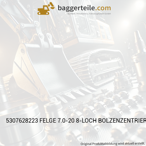 5307628223 FELGE 7.0-20 8-LOCH BOLZENZENTRIERT RAL 9006