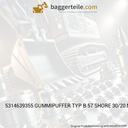 5314639355 GUMMIPUFFER TYP B 57 SHORE 30/20 M8X20