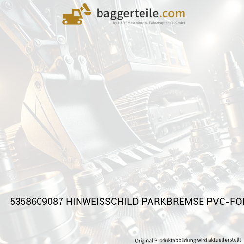 5358609087 HINWEISSCHILD PARKBREMSE PVC-FOLIE 30X30 GW-SS