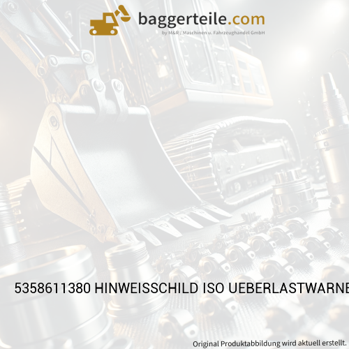 5358611380 HINWEISSCHILD ISO UEBERLASTWARNEINRICHTUNG AKTIVIE
