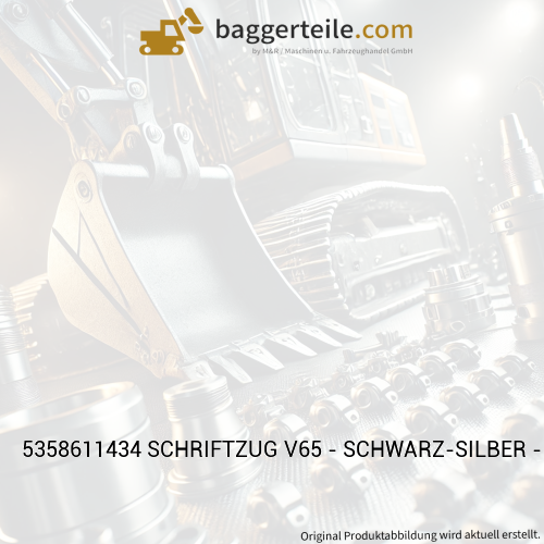 5358611434 SCHRIFTZUG V65 - SCHWARZ-SILBER - PVC - L-233X166.
