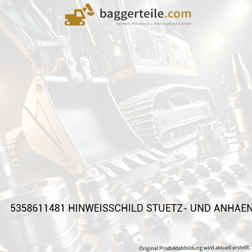 5358611481 HINWEISSCHILD STUETZ- UND ANHAENGELAST - PVC - 80X