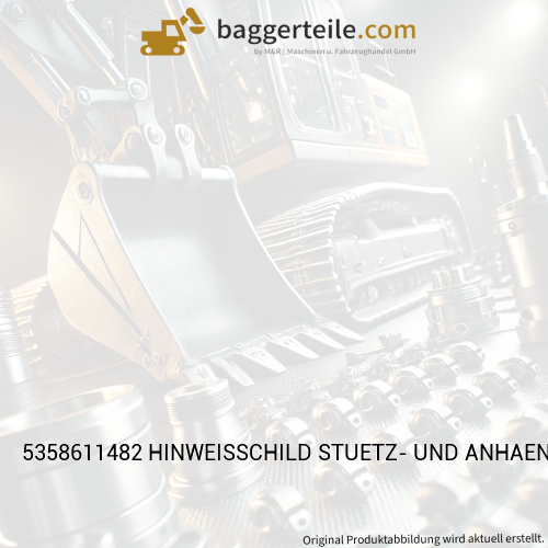 5358611482 HINWEISSCHILD STUETZ- UND ANHAENGELAST - PVC - 80X