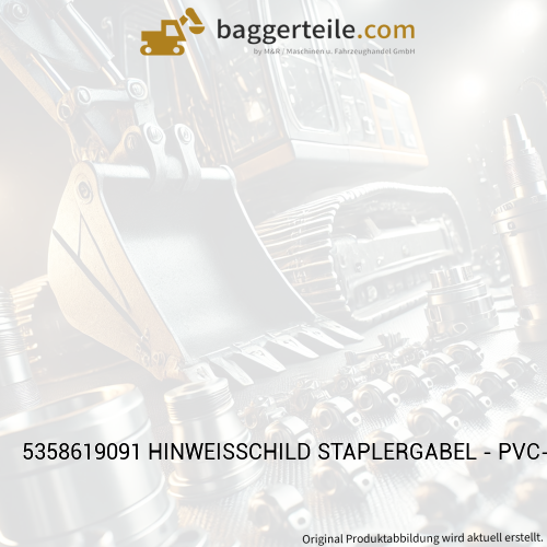 5358619091 HINWEISSCHILD STAPLERGABEL - PVC-GW-SS - 90X100