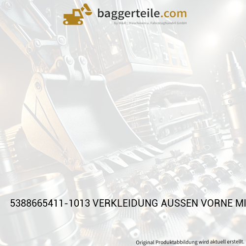 5388665411-1013 VERKLEIDUNG AUSSEN VORNE MITTE - WEISS