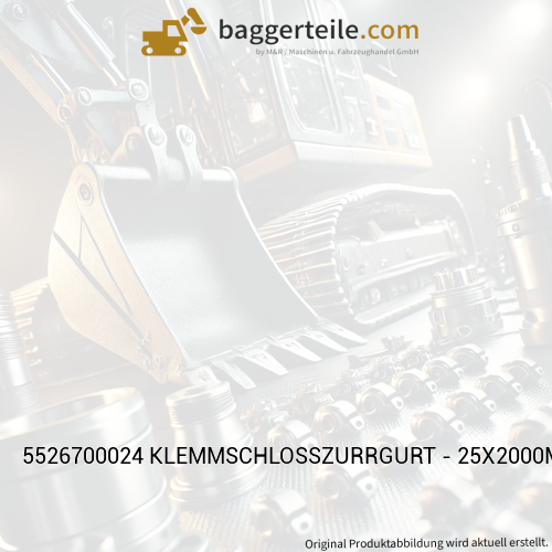 5526700024 KLEMMSCHLOSSZURRGURT - 25X2000MM