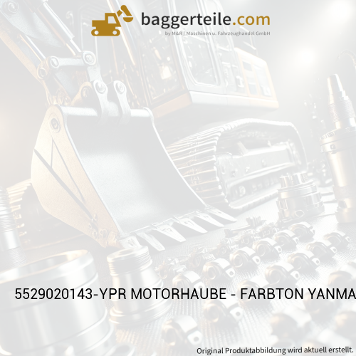 5529020143-YPR MOTORHAUBE - FARBTON YANMAR-PREMIUM-RED