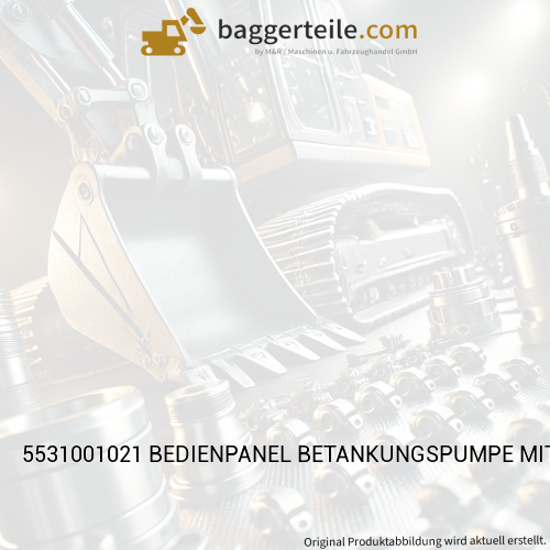 5531001021 BEDIENPANEL BETANKUNGSPUMPE MIT ABSCHALTUNG