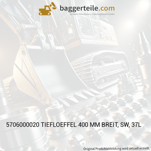 5706000020 TIEFLOEFFEL 400 MM BREIT, SW, 37L