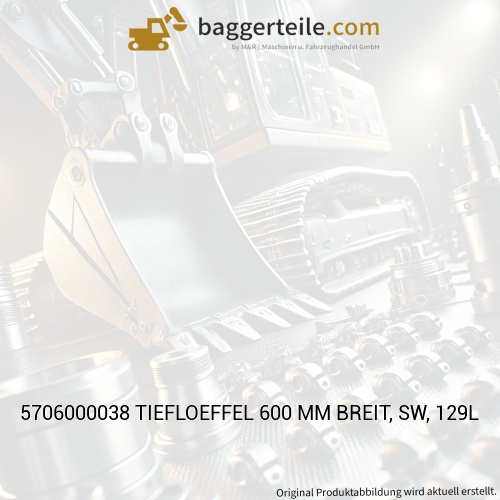 5706000038 TIEFLOEFFEL 600 MM BREIT, SW, 129L