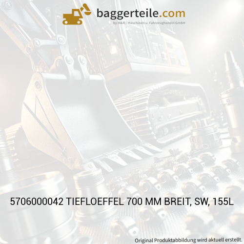 5706000042 TIEFLOEFFEL 700 MM BREIT, SW, 155L