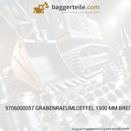 5706000057 GRABENRAEUMLOEFFEL 1500 MM BREIT, SW, 371L
