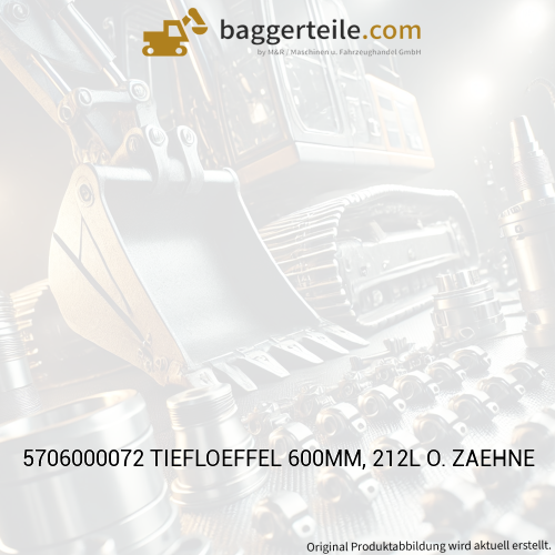5706000072 TIEFLOEFFEL 600MM, 212L O. ZAEHNE