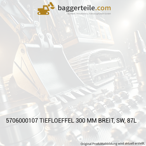 5706000107 TIEFLOEFFEL 300 MM BREIT, SW, 87L