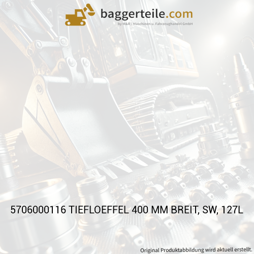 5706000116 TIEFLOEFFEL 400 MM BREIT, SW, 127L