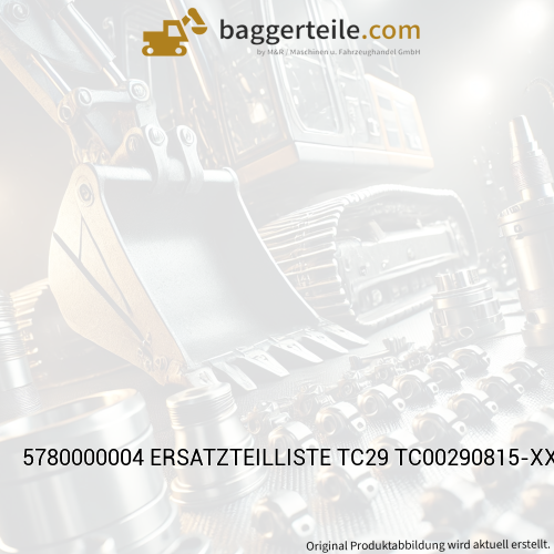 5780000004 ERSATZTEILLISTE TC29 TC00290815-XXXX FR