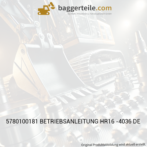 5780100181 BETRIEBSANLEITUNG HR16 -4036 DE