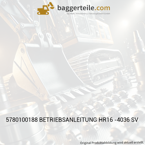 5780100188 BETRIEBSANLEITUNG HR16 -4036 SV