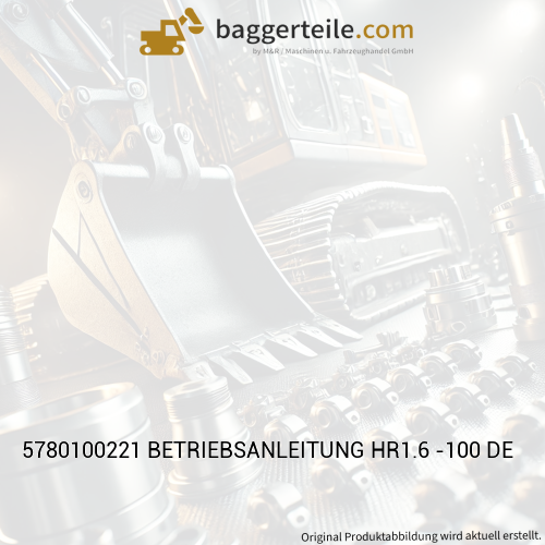 5780100221 BETRIEBSANLEITUNG HR1.6 -100 DE