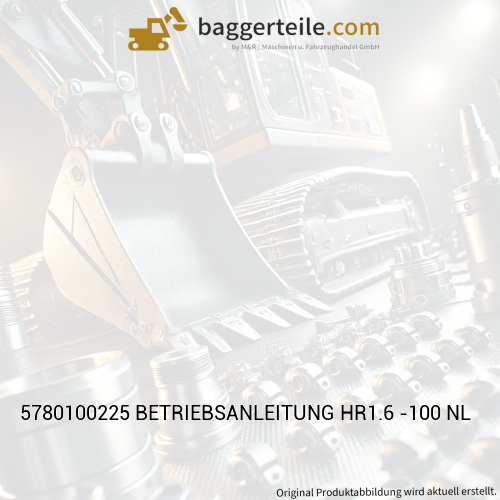 5780100225 BETRIEBSANLEITUNG HR1.6 -100 NL