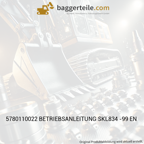 5780110022 BETRIEBSANLEITUNG SKL834 -99 EN