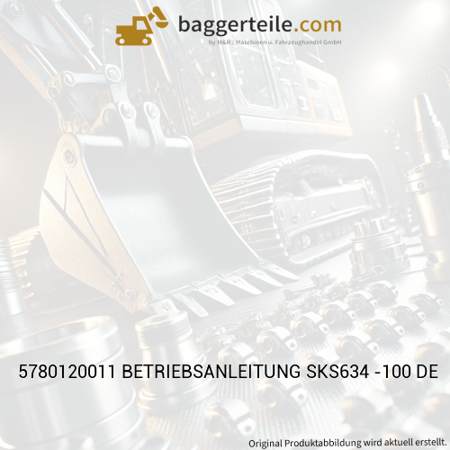 5780120011 BETRIEBSANLEITUNG SKS634 -100 DE