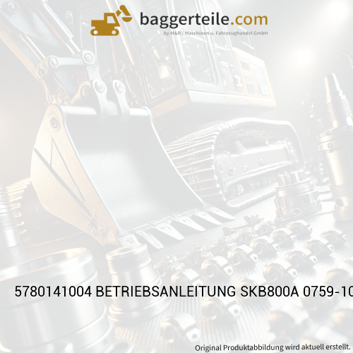 5780141004 BETRIEBSANLEITUNG SKB800A 0759-1028 DE