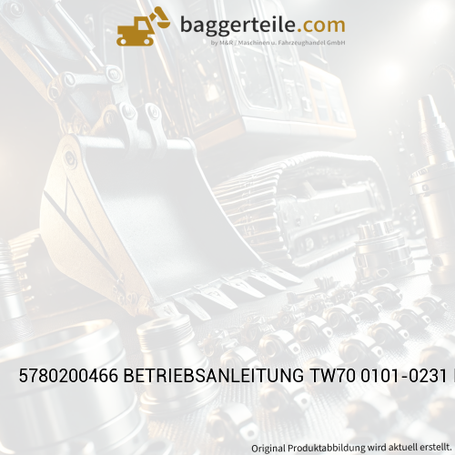5780200466 BETRIEBSANLEITUNG TW70 0101-0231 FR