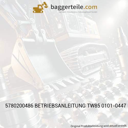 5780200486 BETRIEBSANLEITUNG TW85 0101-0447 FR