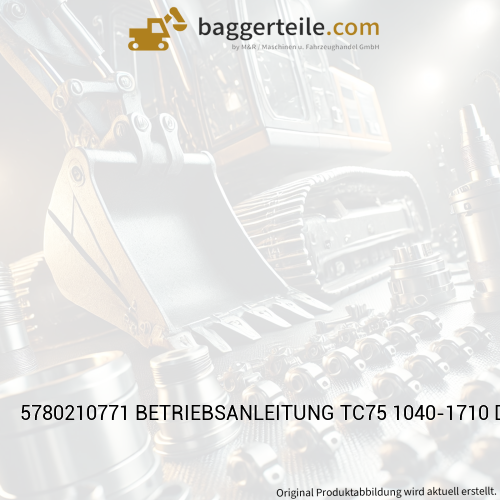 5780210771 BETRIEBSANLEITUNG TC75 1040-1710 DE