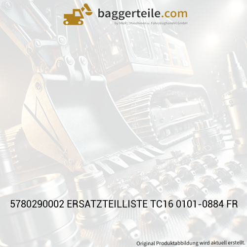 5780290002 ERSATZTEILLISTE TC16 0101-0884 FR