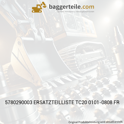 5780290003 ERSATZTEILLISTE TC20 0101-0808 FR