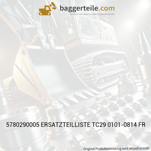 5780290005 ERSATZTEILLISTE TC29 0101-0814 FR