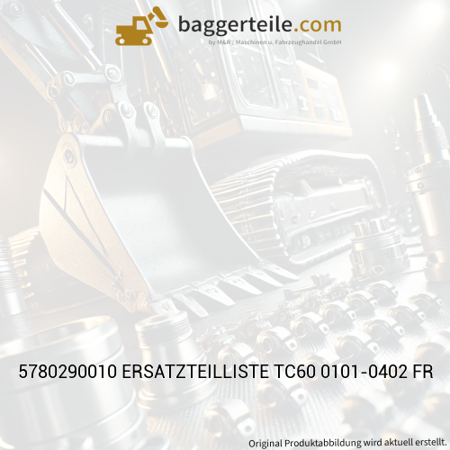 5780290010 ERSATZTEILLISTE TC60 0101-0402 FR