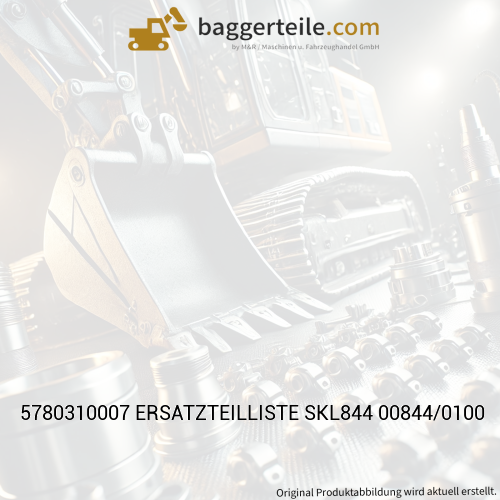 5780310007 ERSATZTEILLISTE SKL844 00844/0100