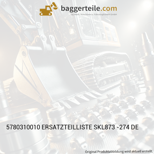 5780310010 ERSATZTEILLISTE SKL873 -274 DE