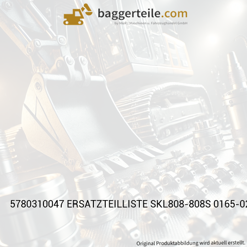 5780310047 ERSATZTEILLISTE SKL808-808S 0165-0224 DE